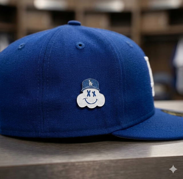 Dodger Hat Skievel Pin
