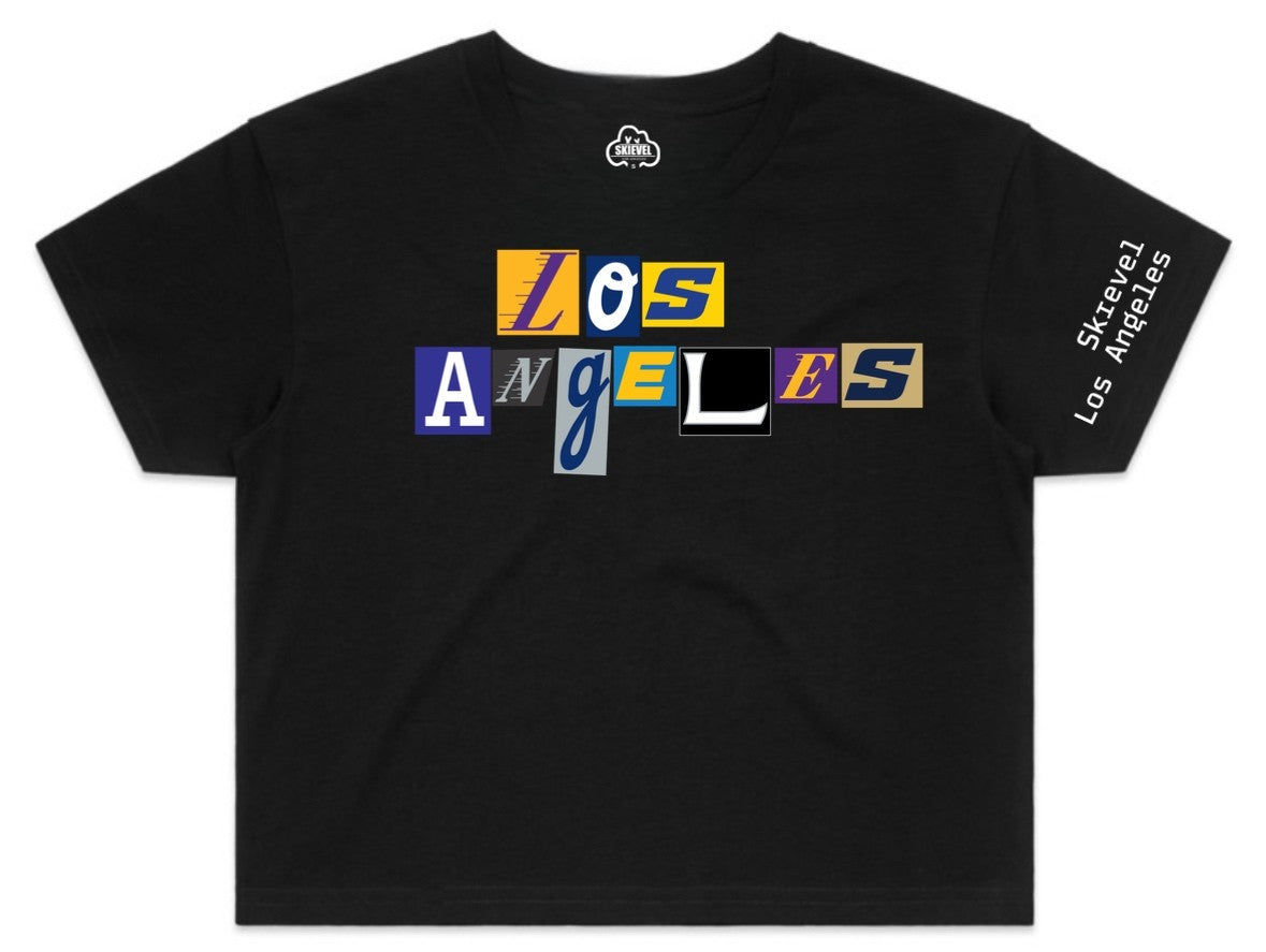 Los Angeles Ransom Crop Top Tee