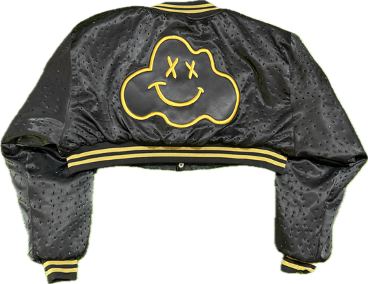 Women’s Rhinestone LAFC Crop Jacket 
🖤💛