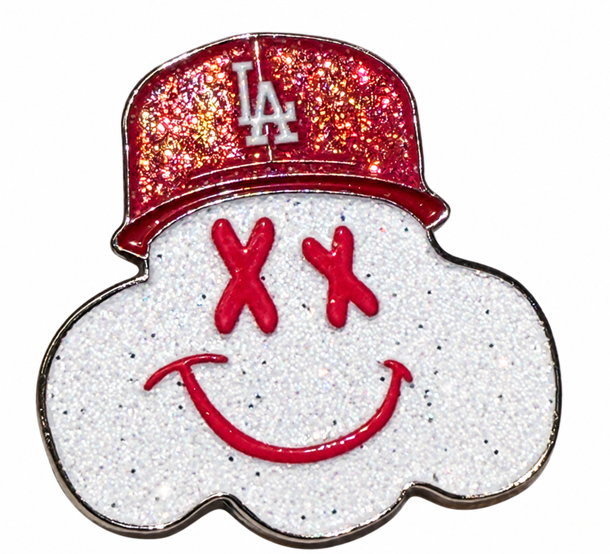 Pink Dodger Hat Skievel Pin