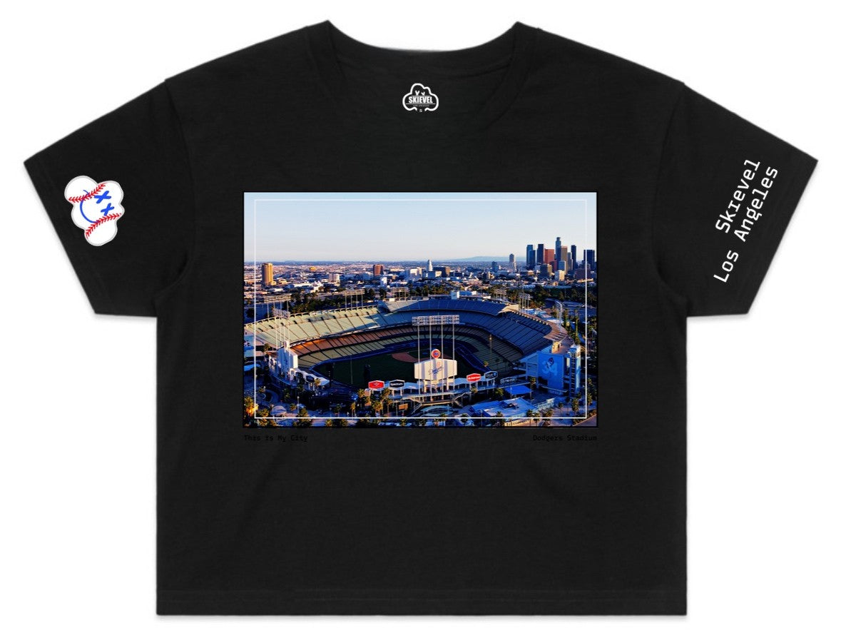 My City Dodger Stadium Crop Top