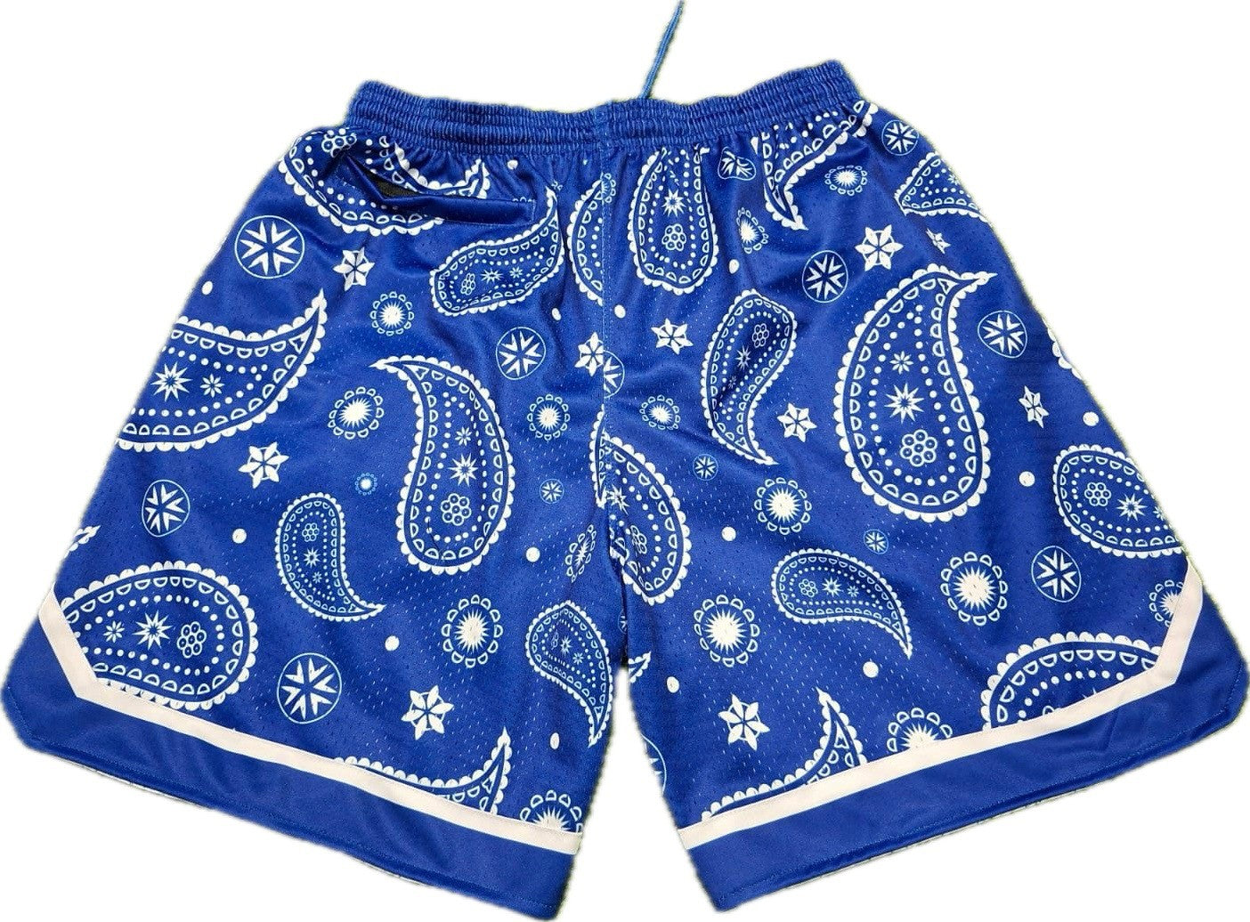 LA Street Blue Bandana Shorts